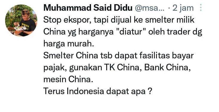 Kongkalikong Larangan Ekspor Tambang Lari ke China, Ternyata Indonesia Dapat Zonk