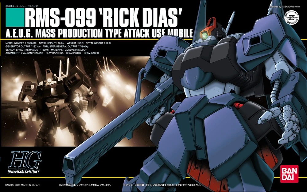 HGUC 1/144 RMS-099 'RICK DIAS' - 01