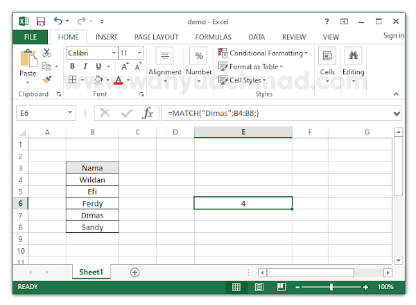 Gambar Kumpulan Rumus Excel Lengkap dan Fungsinya untuk Pemula