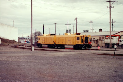 Harsco Track Technologies RGH10C Rail Grinder in Vancouver, Washington in March 2002