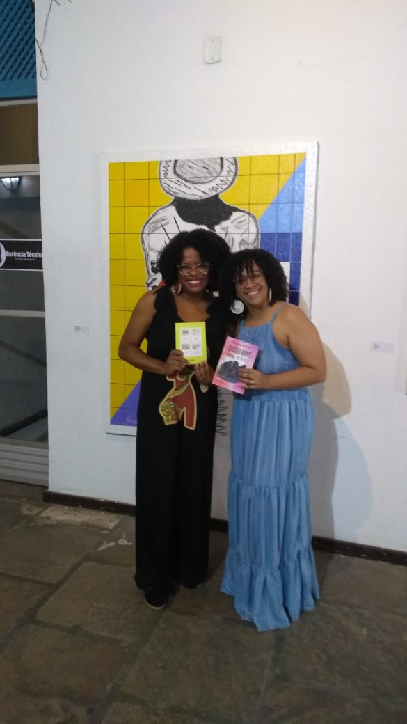 Professoras Janete Marques e Kátia Maria Barbosa, falam dos seus livros na Finisterra na cidade de Cachoeira, no Museus Hansen Bahia