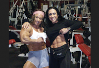 Extreme female muscle: The insane muscularity of massive female bodybuilder Colette Guimond