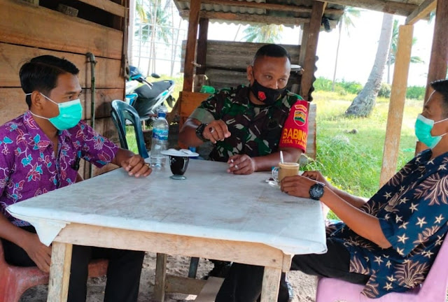 Babinsa Yudi Teguh Harapkan Pelaksanaan Vaksinasi Tepat Sasaran  dan Vaksin Jangan Sampai Kadaluarsa