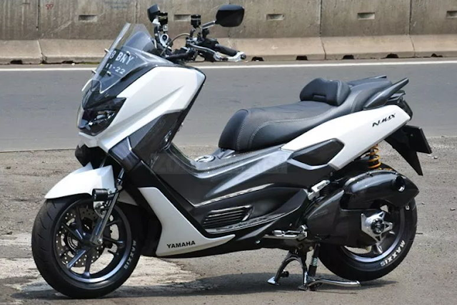 modif yamaha nmax putih touring