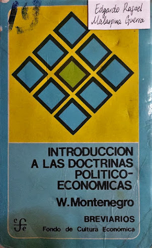 INTRODUCCIÓN A LAS DOCTRINAS POLITICO-ECONÓMICAS.