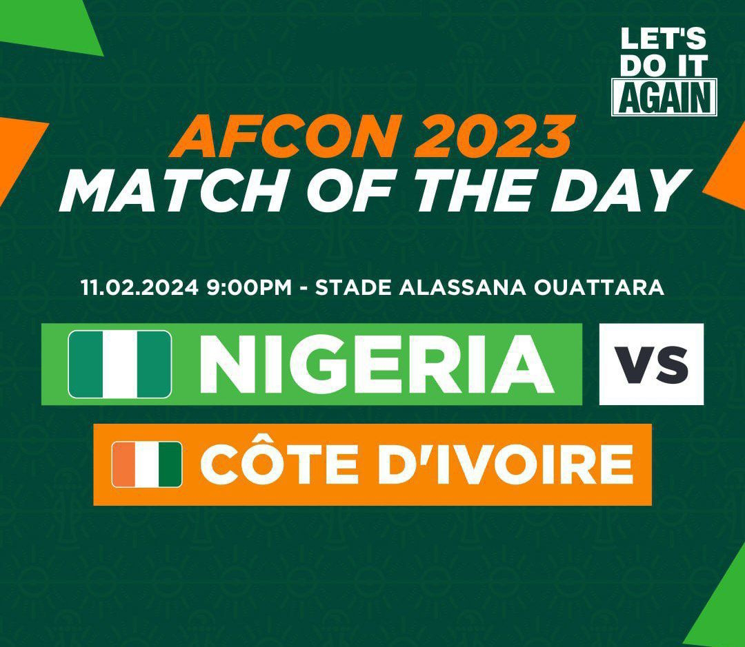 LIVE STREAM: Nigeria vs Cote D’Ivoire (AFCON 2023-24) #AFCONFinal