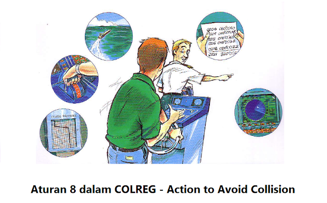 Aturan Navigasi 8 dalam COLREG - Action to Avoid Collision