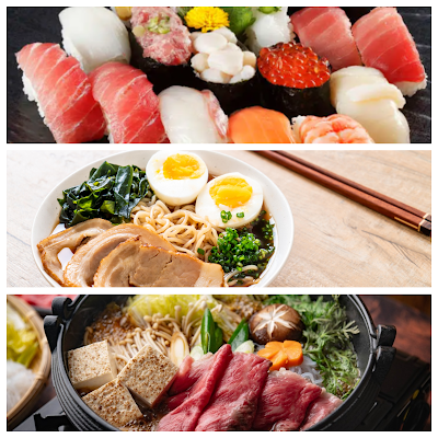 Masakan Jepang Sushi Ramen Sukiyaki