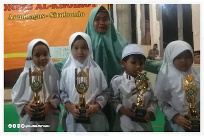 Membanggakan, Putri Pembesar PMII di Situbondo Raih Juara 1 Lomba Kaligrafi