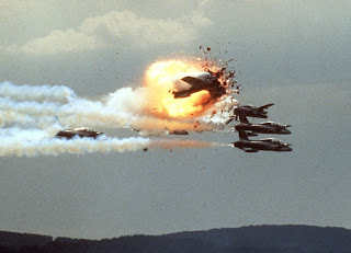 The fighter jet crash ever happened