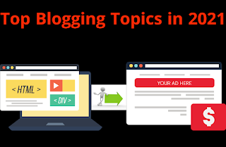 top blogging topics in 2021