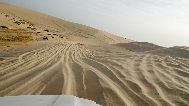 Sand dunes in Doha for Bashing