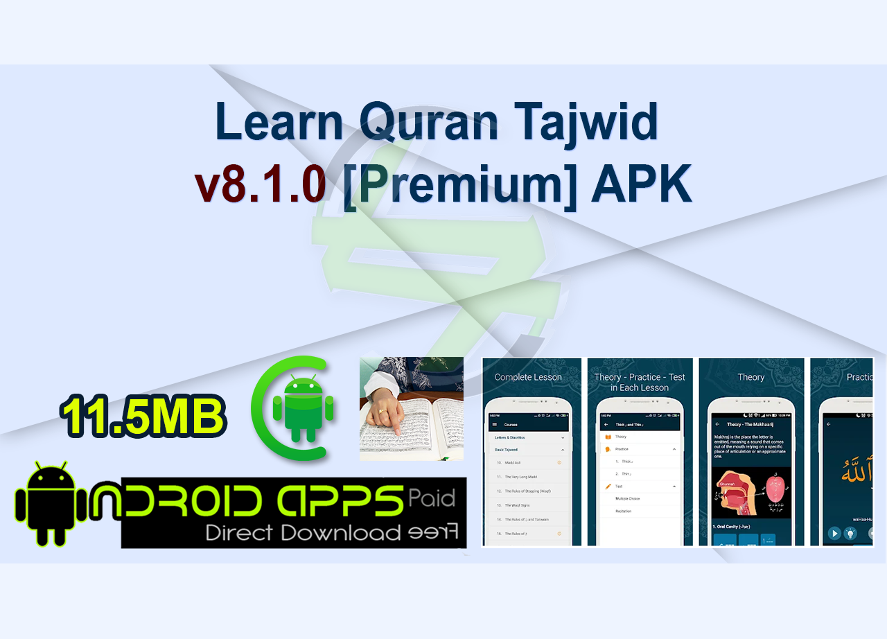 Learn Quran Tajwid v8.1.0 [Premium] APK