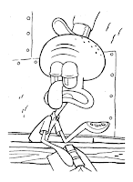 Squidward Tentacles coloring page