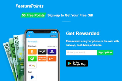 FeaturePoints, earn Rewards on your Phone or the Web