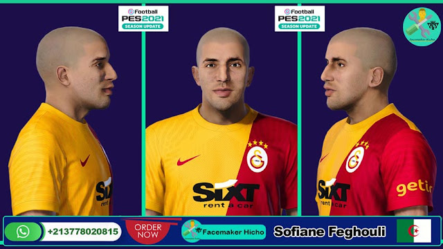Sofiane Feghouli Face For eFootball PES 2021