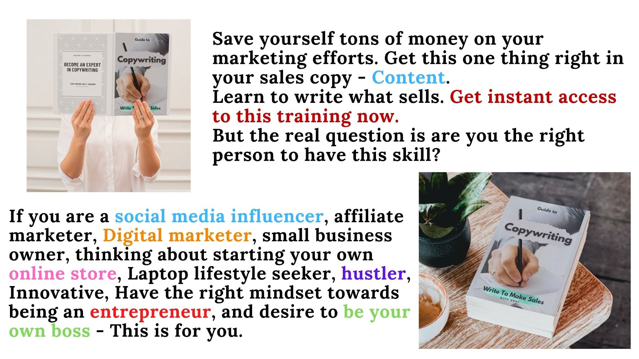 Copywriting course for beginners