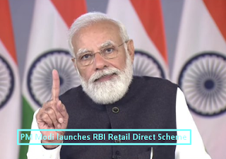 PM Modi launches RBI Retail Direct Scheme