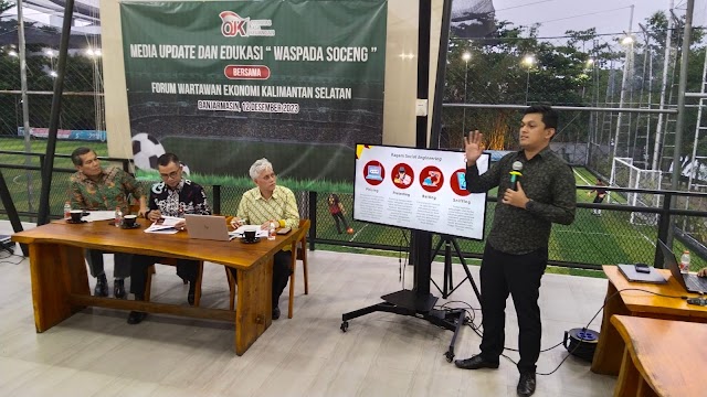 OJK Kalimantan Selatan Ingatkan Masyarakat  Kejahatan Digital Soceng