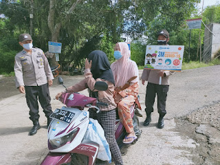 Cegah Adanya Gelombang Berikutnya Dari Virus Covid 19, Personel Polsek Malua Terus Intensif Laksanakan Operasi Yustisi