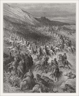 Cru044_Crusaders Surrounded by Saladin's Army_Gustave Dore