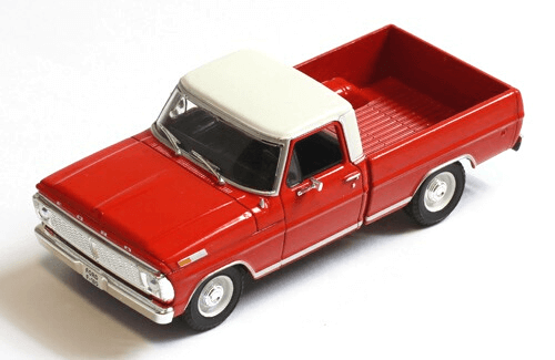ford f100 pick up 1:43, carros inesqueciveis do brasil