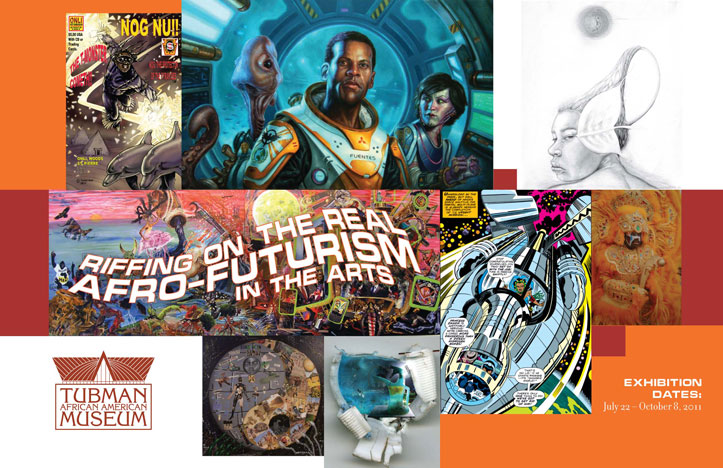 Afrofuturism group show banner