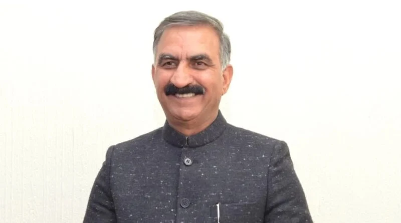 CM Sukhvinder Singh Sukhu