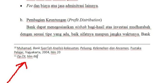  Cara Membuat Footnote Catatan Kaki