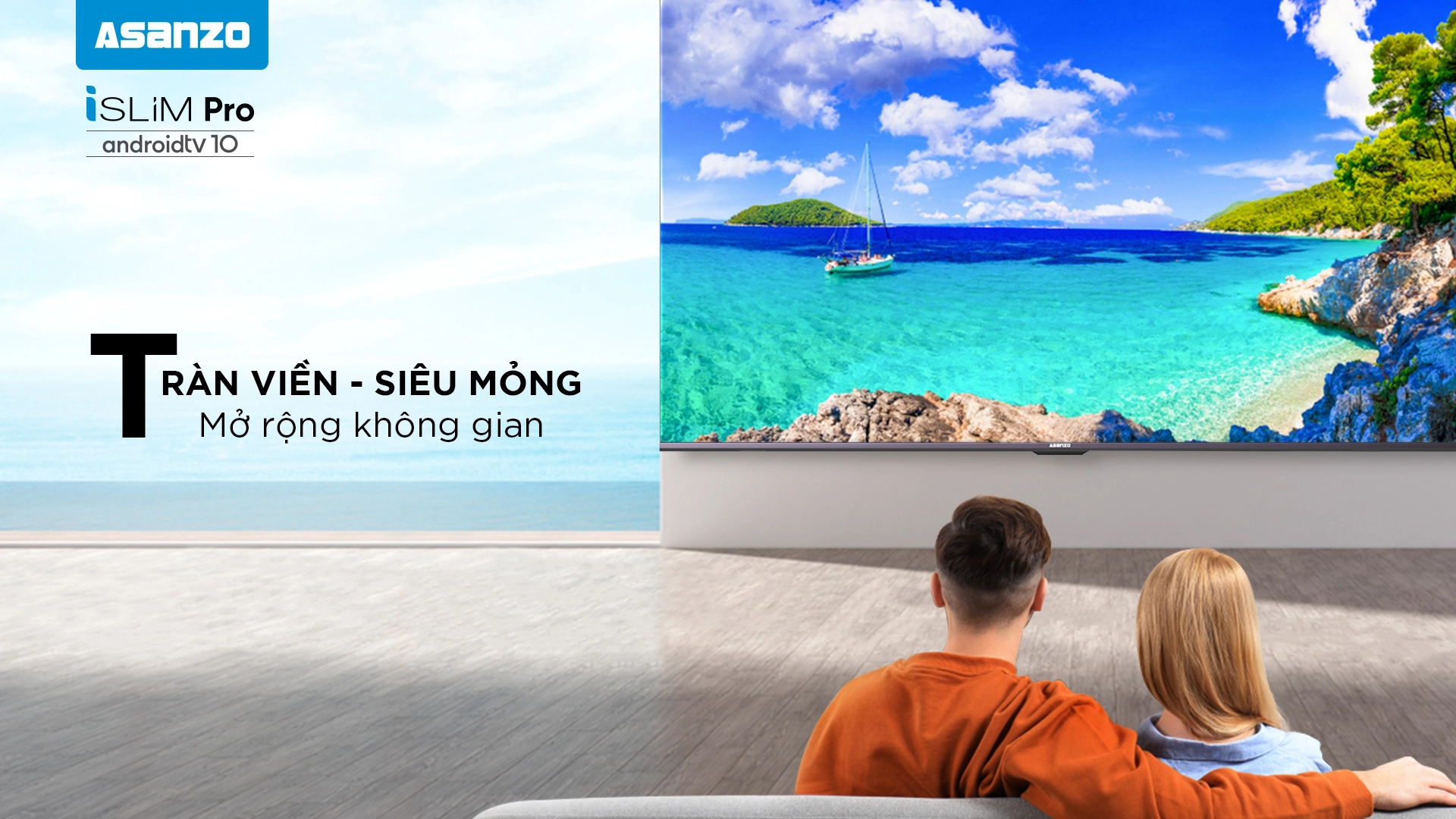 Smart Tivi Asanzo 4K Kính Cường Lực 55 Inch - 55AG800K