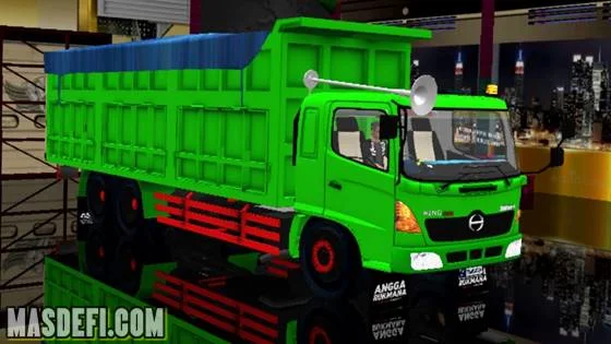 livery hino lohan dump khas cilegon hijau 1