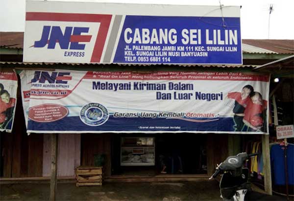 Alamat & Nomor Telepon Kantor JNE Kab Musi Banyuasin