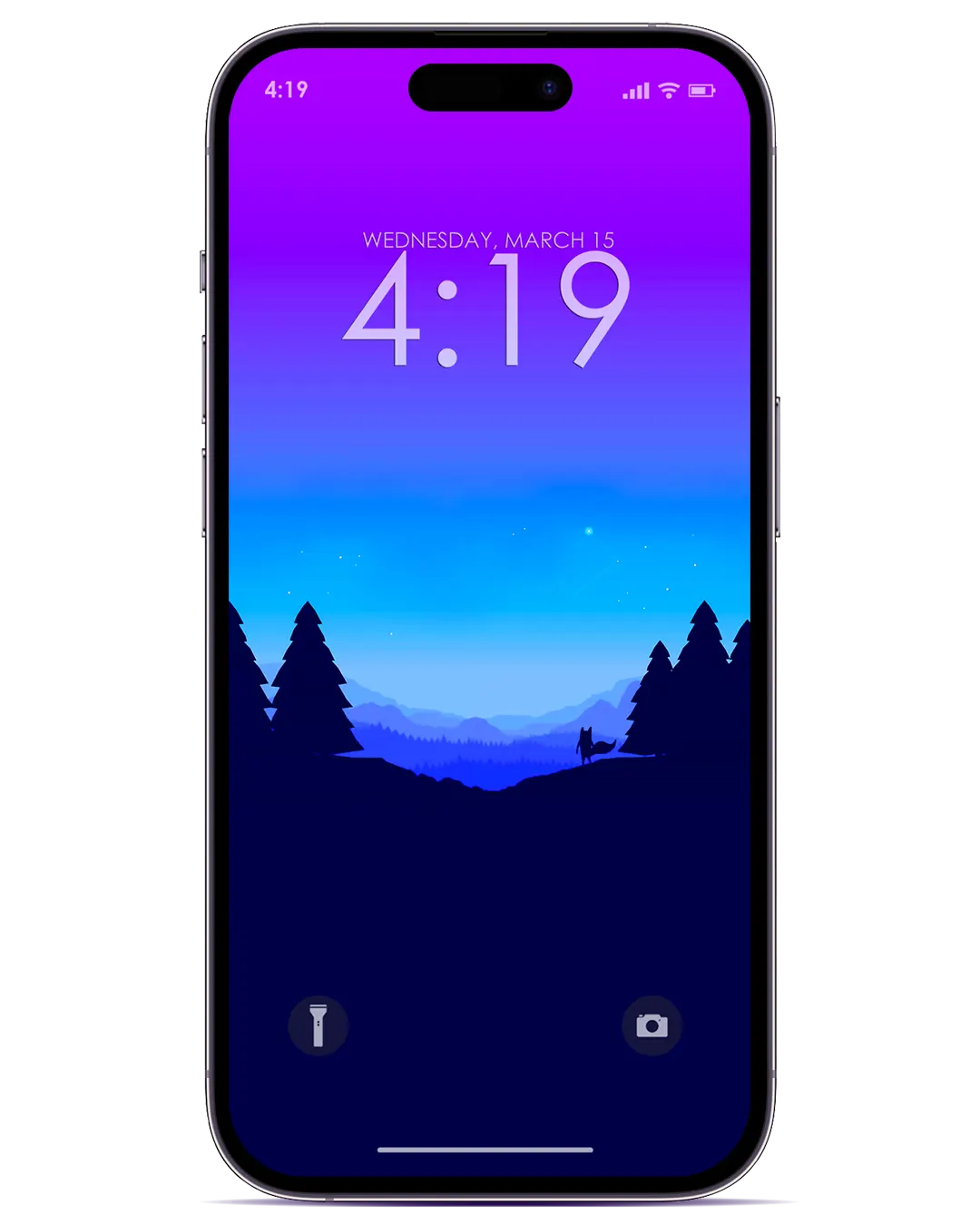 CLEAN HORIZON WALLPAPER FOR IOS 16