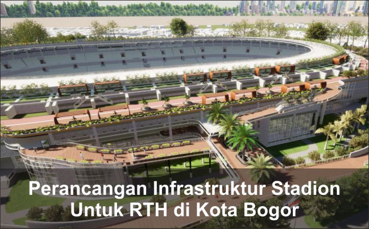 desain stadion ruang terbuka hijau bogor