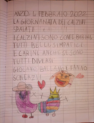 LA GIORNATA DEI CALZINI SPAIATI - Classe I C - scuola primaria - Ambrosini