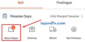 Cara ubah sistem pembayaran di shopee