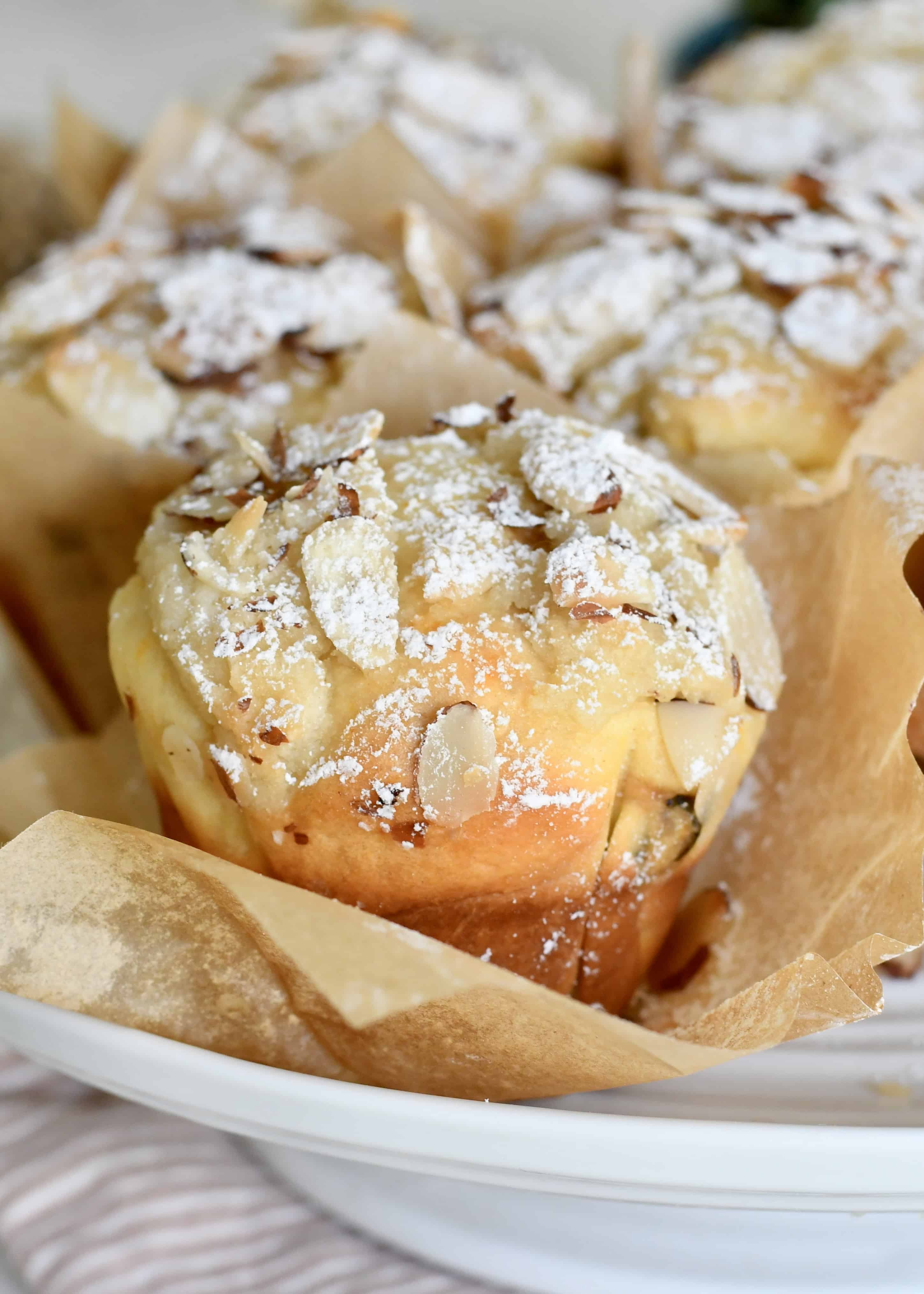 Traditional Italian Panettone in a Muffin Size