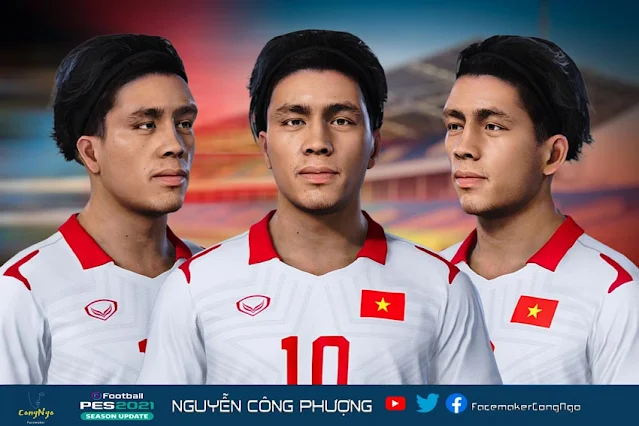 Nguyễn Công Phượng Face For eFootball PES 2021