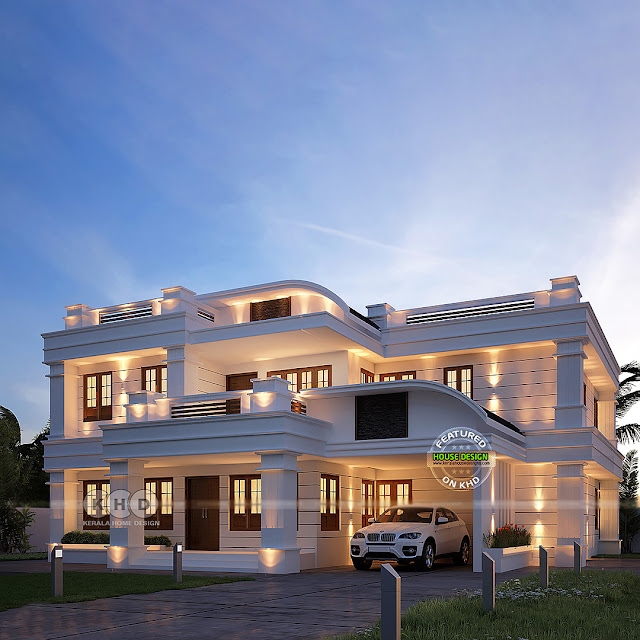 Elegant looking modernist home in Kerala