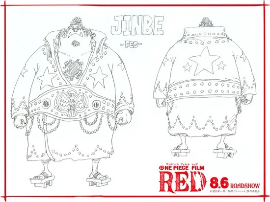 One Piece Film Red revela los diseños de personajes de los Mugiwara.
