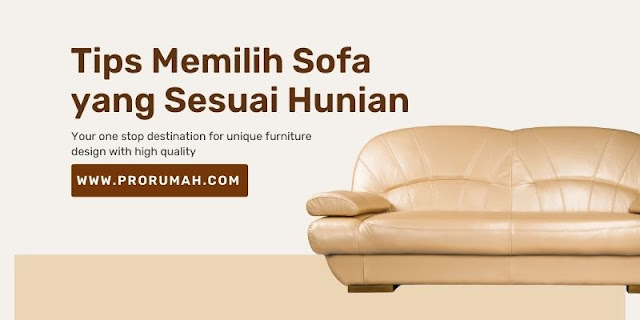 tips memilih sofa yang sesuai hunian