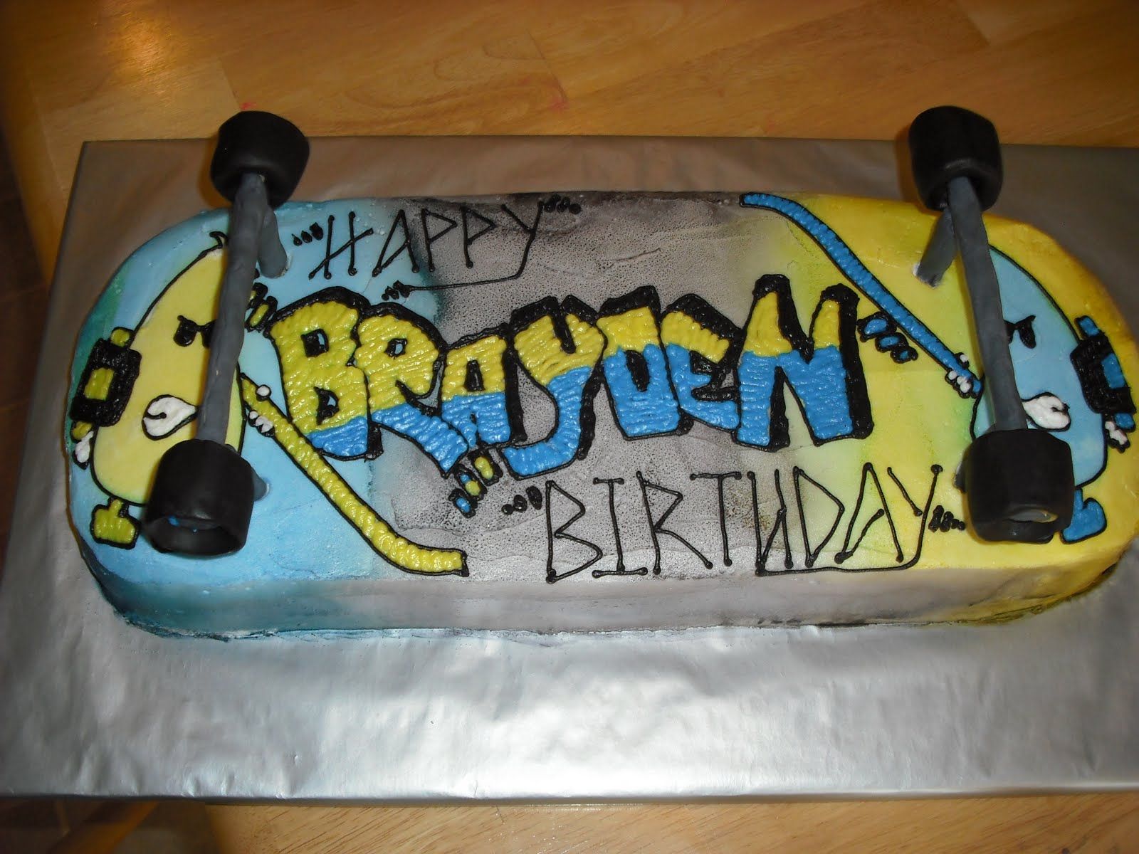 skateboard cake ideas