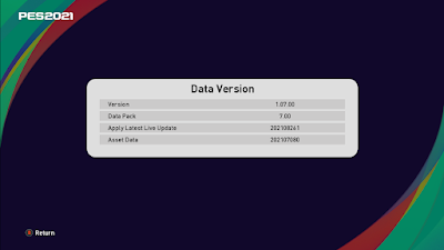 PES 2021 Official Live Updates 28/08/2021 (DataPack 7.0) (Last LiveUpdates)