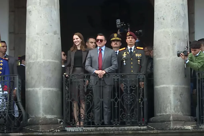 Noboa en Carondelet: ‘El bien venció al mal, Ecuador respira libertad’