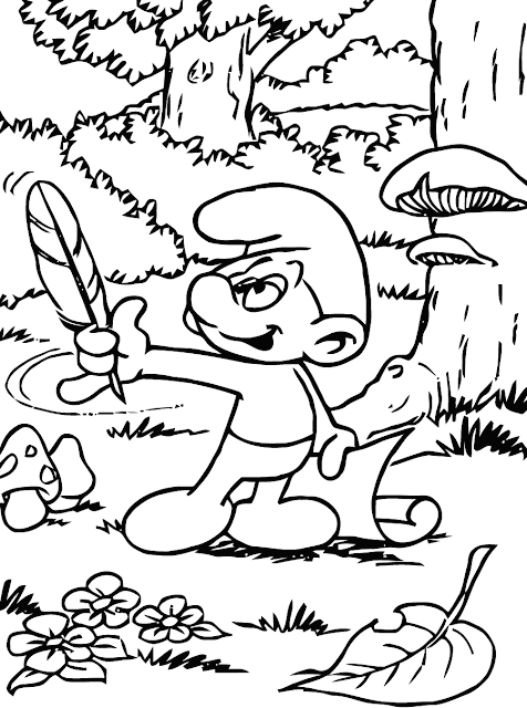 Top 10 Free Printable Smurfs Coloring Pages for Kids