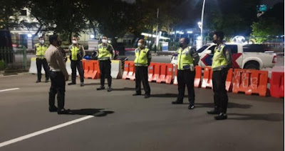 cegah balapan liar, lalin di jalan medan mereka timur jakpus ditutuo malam ini