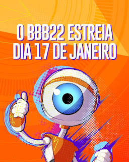 Globo Chamada Oficial BBB 222 Logo Novo Laranja Tigrado