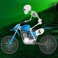 HOG Skeleton Bike Rider Escape