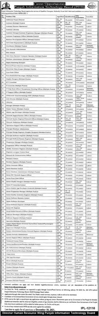 Punjab Information Technology jobs 2021