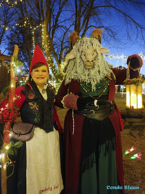 Nissa the Christmas gnome and Yule Goat